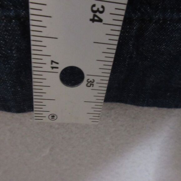 Lauren Ralph Lauren Shirt Dress  4 Blue Chambray Popover‎ Pockets Cotton - Picture 8 of 11